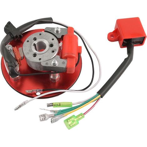 Rotor de broche à bobine d'allumage modifié pour moteur horizontal de moto tout-terrain 110cc 125cc 140cc (1/5)