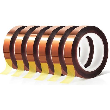 6 rouleaux de ruban de transfert thermique 10 mm x 33 m pour vinyle de presse à sublimation thermique (1/5)