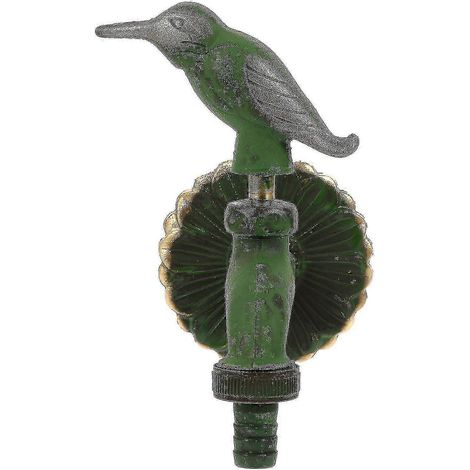 Robinet en cuivre à motif animalier pour jardin, robinet mural décoratif. (1 pièce) (1/2)