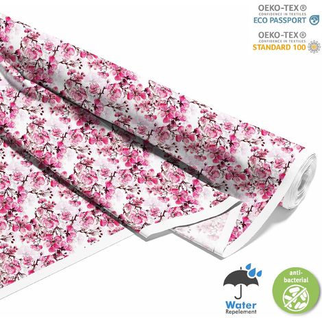 Outdoor dekostoffe oxford - Motiv Kirschblüten I DX084 (1/5)