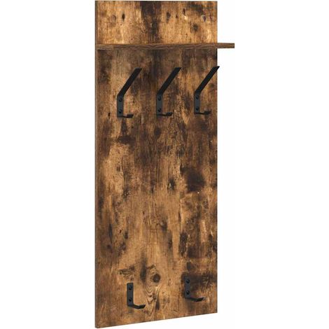 Maison Exclusive - Wandmontierter nachttisch Geräucherte Eiche 40 (1/5)