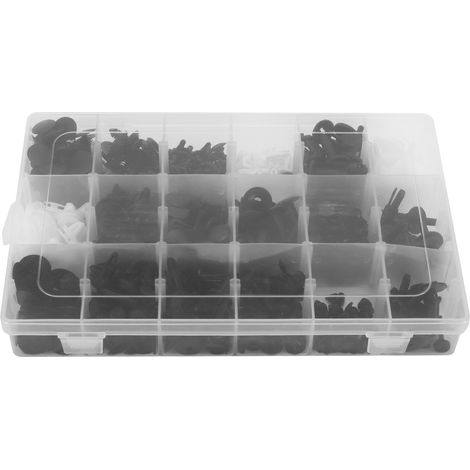 Kit d'assortiment de 415 clips de fixation pour pare-chocs de voiture avec outils de retrait (1/5)