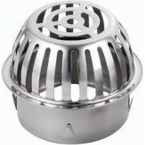 pour Gouttière - Protection Gouttiere Feuilles - Grille anti-feuilles en acier inoxydable pour gouttières - 100 mm (1/5)