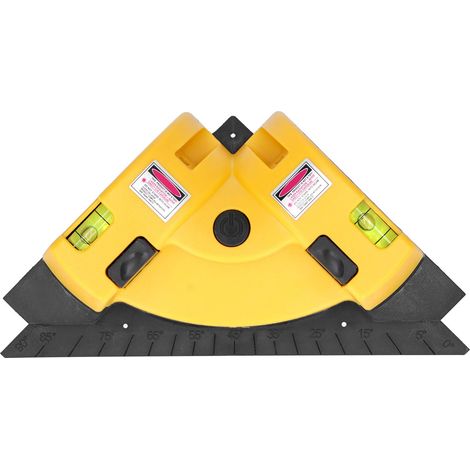 Niveau de ligne horizontale et verticale pour pose de carreaux, angle droit haute luminosité, mesure industrielle précise (1/5)
