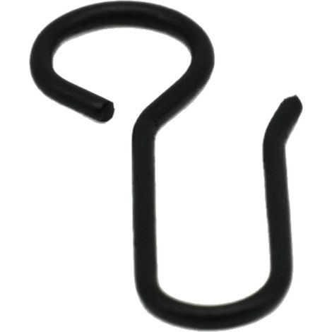 Edelstahl-Schienenhaken, S-Haken, Gardinenschienen-Rollenhaken, bei Amazon auf Lager (20 Stück) (1/5)