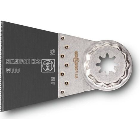 Fein - Lame de scie FEIN E-Cut Standard, Set 10 lames, 65x50 mm, support SLP, dents de blocage, pour tous les matériaux dérivés du bois de, de placoplâtre et plastique.