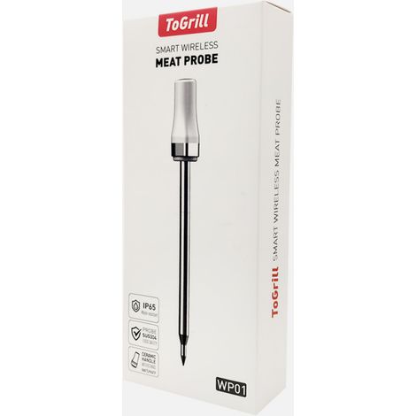 Sonde à viande intelligente sans fil Bluetooth, thermomètre de cuisson pour barbecue américain, thermomètre alimentaire, pour cuisine extérieure. (1/5)
