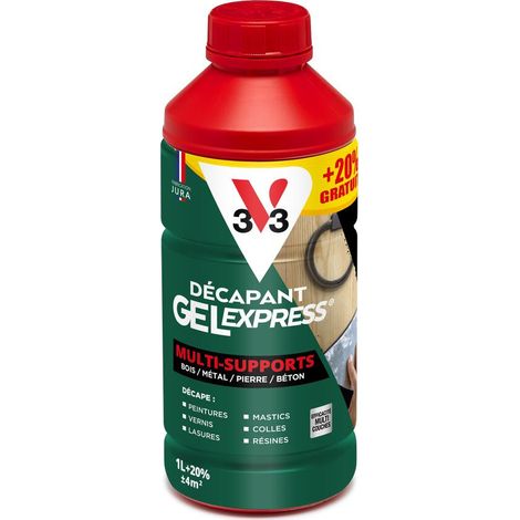 Décapant gel express® Multi-supports V33 1L + 20%
