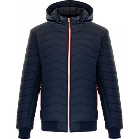Blouson veste moto taille L S-Line Puffy Doudoune Élysée bleu (1/3)