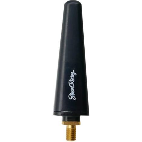 1 - Antenne De Toit - Aluminium M6 - Compatible Dab+ Pour Alfa Fiat Lancia Jeep - Noir - 6cm (1/5)