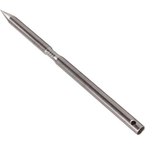 Aiguille de piercing nasal pour vache en acier inoxydable 304 avec trou, pour la ferme et la maison (taille M). (1/5)