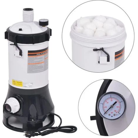 Pompe de filtration pour piscine 185 W, débit 4,4 m³/h (1/5)