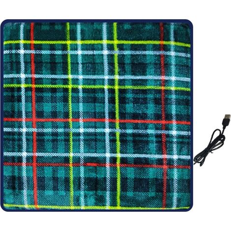 Coussin chauffant pour siège, alimenté par batterie externe USB, coussin chauffant électrique pour chaise de bureau, chaise de voiture ou fauteuil roulant. (1/5)