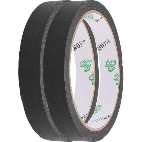 Krepppapier Schwarz Easy Release Painters Masking Tape 22 Yards Länge x 0,6 'Breite 2St (1/3)