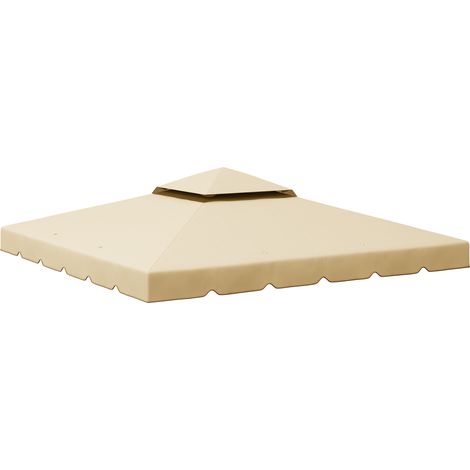Toile de rechange pour tonnelle barnum EMILIE beige (1/5)