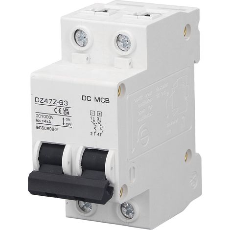 40A 2P 1000V DC-Leistungsschalter mit magnetischem Überlastschutz für Photovoltaikanlagen und Solarmodule - Automatischer Schalter (1/5)