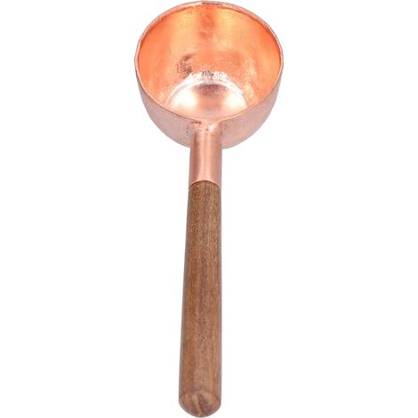 Copper Coffee Scoop Coffee Bean Tea Sugar Spice Measuring Spoon for Home Bar Tea Milk Shop Use