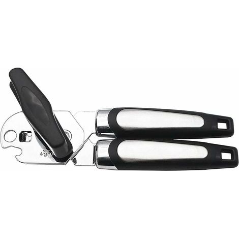 Manual Can Opener, Non-Slip Handle, Safe Cutting, Easy to Open, Multifunctional Bottle Opener, Food Grade Stainless Steel Can Opener for Kitchen and Restaurant (1/5)