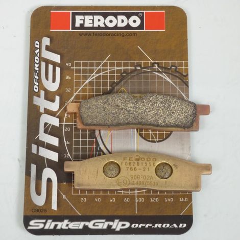 Plaquette de frein Ferodo pour Moto Yamaha 65 YZ 2018 à 2023 AV (1/3)
