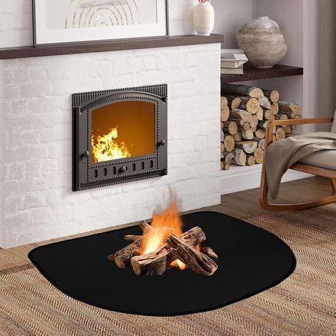 Tapis ignifuge, tapis de cheminée, tapis de barbecue, tapis anti-feu, tapis ignifuge et isolant thermique, protection de sol ,12276CM (1/5)