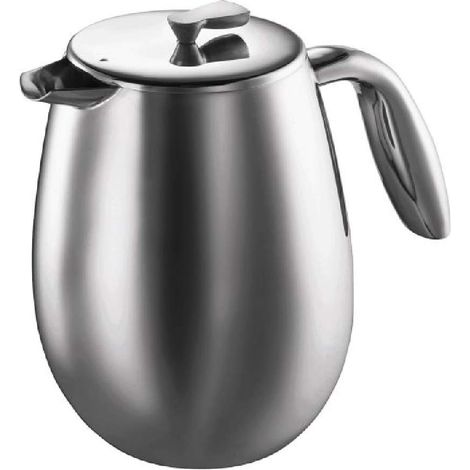 Bodum 1312-57 Caffettiera, Doppia Parete, 12 Tazze, 1.5 L, acciaio inossidabile (1/5)
