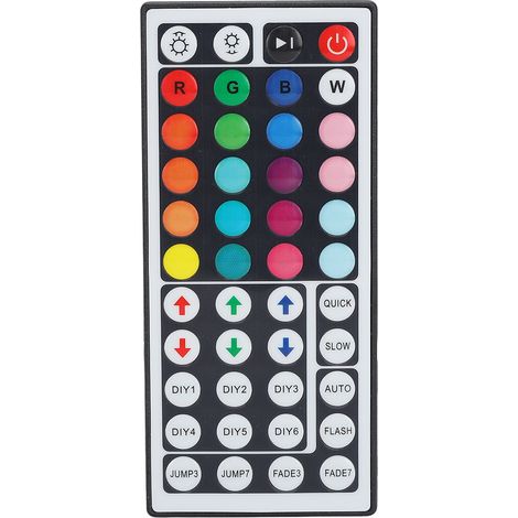 Télécommande universelle 44 touches pour ruban LED RGB 5050/2835, contrôle infrarouge (1/5)