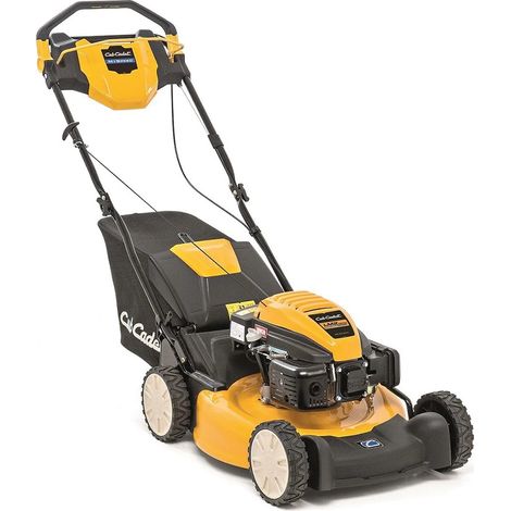Tondeuse thermique 53 cm avec moteur 159 cm3 – Traction arrière MY SPEED – Bac de ramassage 70 l – Pour terrains accidentés – Cub Cadet