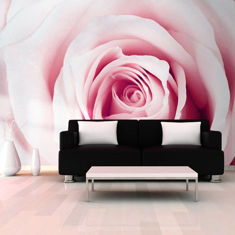 Papier peint labyrinthe de roses - 250 x 175 cm (1/4)