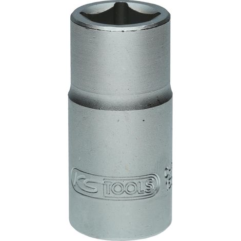 Kstools – Douille de vidange 3/8' 4 pans 10 mm – Finition satinée – Chrome Vanadium – Pour montage et démontage vis carter d'huile (1/3)