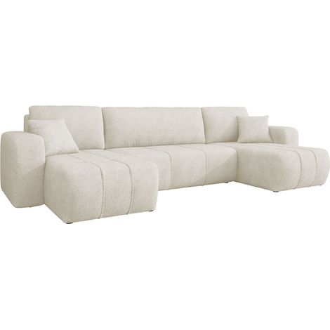 Sofá rinconero Comfivo Laurus II, Coral 65, Función de descanso, Almacenaje, 312x145x82cm, 0 (1/5)