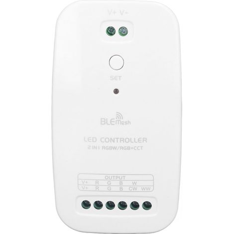 LED-Controller DC9V–24V Bluetooth Mesh RGB CCT 2-in-1 mit automatischer, stabiler Signalübertragung für Zuhause, Hotel und Garage (1/5)