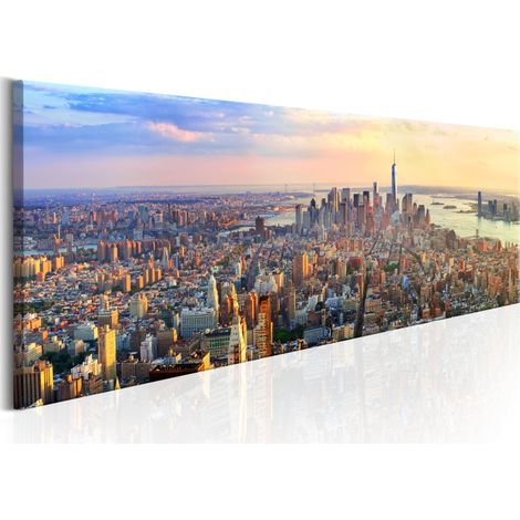 Tableau Imprimé "New York Panorama" 50 x 150 cm (1/2)