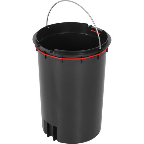Hailo Inneneimer 12l aus Kunststoff schwarz für Harmony M