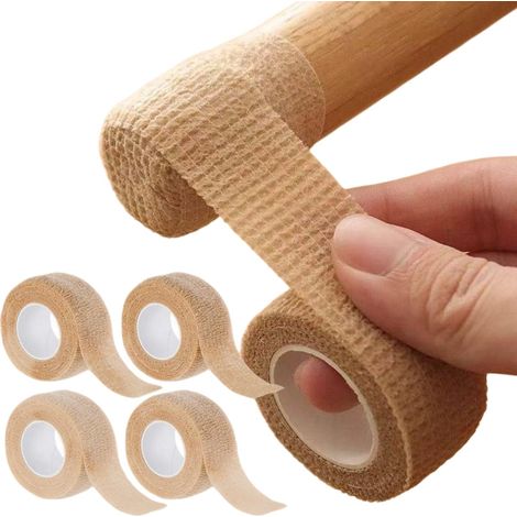 Ensemble de 4 protège-pieds silencieux pour chaises tables tabourets et canapés Protection universelle antidérapante et résistante à l'usure Réduction du bruit Convient aux sols en bois Beige (1/5)