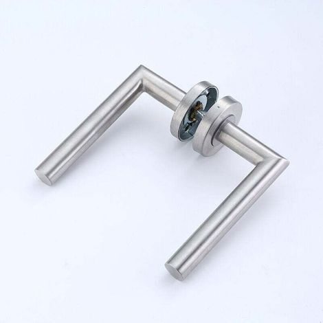 Handle for the door at the right angle in spazzolato 304 stainless steel, handle for the round door lock in the shape of L, handle for the handle for the passenger door (1/4)
