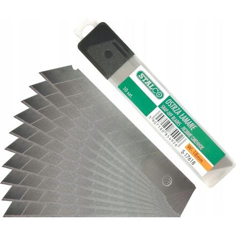 Lames de rechange sécables STALCO pour coupe-bordures 18 mm, lot de 10, référence S-17618
