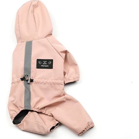Imperméable pour chien avec capuche, imperméable respirant, imperméable pour chien avec capuche et sangles (1/5)