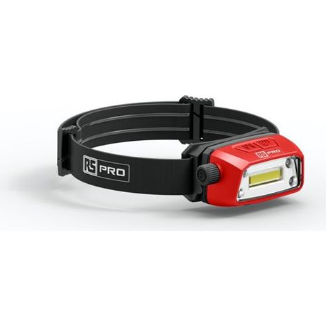 Lampe frontale LED rechargeable RS PRO, 400 lm, Li-polymère ( Prix pour 1 )