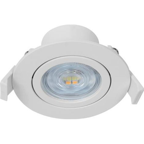 Braytron Einbauleuchte Schwenkbar Spot LED 7W 670 Lumen SQR Ø70mm IP20 Downlight 3000K-6500K Rund Weiß