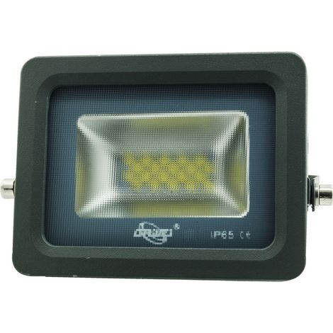 PROJECTEUR LED SMD SLIM POUR EXTÉRIEUR IP65 6000 K BLANC FROID GRIS 10 W