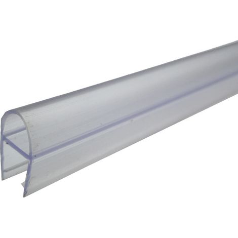 Bande d'étanchéité pour porte de douche, 220cm une pièce, bande d'étanchéité inférieure pour porte de douche en verre Épaisseur de verre 8mm bande d'étanchéité pour porte de douche en verre 1pc