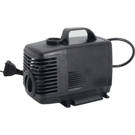 Bomba de agua, potencia de 80 W, voltaje de 220-240 V CA, altura máxima de elevación de 3,5 m, caudal de 3500 L/H, dimensiones de 150 x 80 x 140 mm. (1/5)