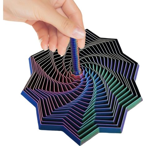 Jouet anti-stress hexagonal, tactile, réducteur anxiété, idéal vacances, anniversaire. (1/4)