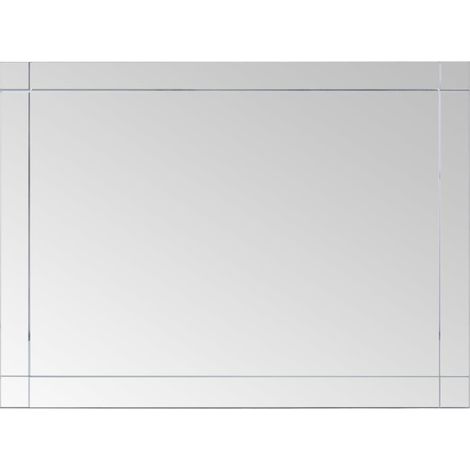 Miroir mural vintage Miroir mural pour Maison,salon,Chambre 60x50 cm Verre -91043 (1/5)