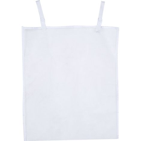 Suspension murale en tissu respirant pour ranger jouets bébé et linge sale, grand organisateur de chevet blanc taille moyenne (1/5)
