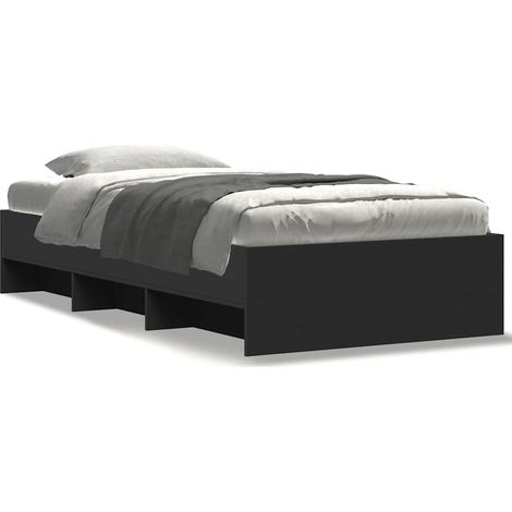 Maison Exclusive - Estructura de cama madera de ingeniería negra (1/5)