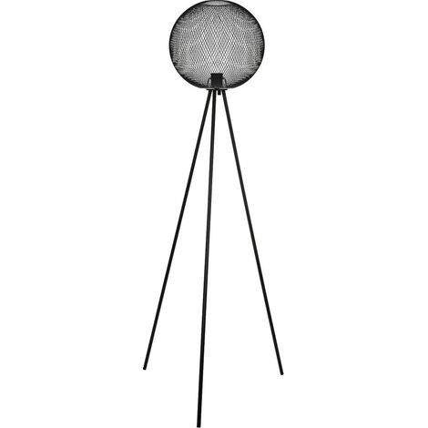 Lampadaire rond trépied en métal design industriel MODERN SPIRIT (1/2)