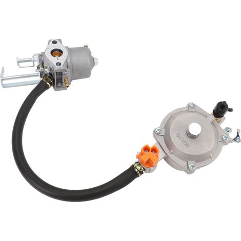 Carburateur bi-carburant aluminium pour tondeuse coupe-herbe GPL GN 1kw 1900H pièce rechange moteur groupe électrogène (1/5)