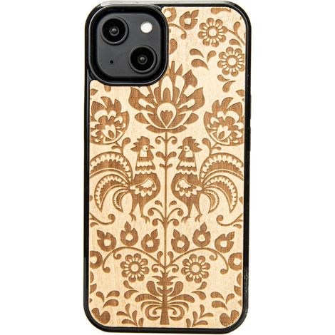 Bewood Holzhülle für iPhone 14 POLISH FOLK ANIEGRE (1/5)