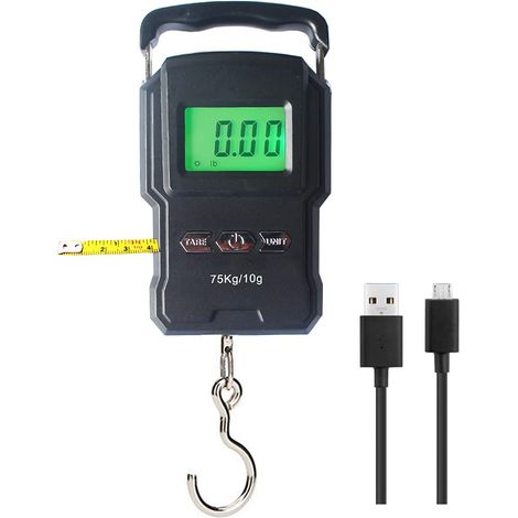 Balance-Gepäck, tragbares wiederaufladbares Gepäck, Balance-Gepäck, Balance-Gepäck, Balance-Gepäck, 75 kg (165 lb), Schwarz (1/5)